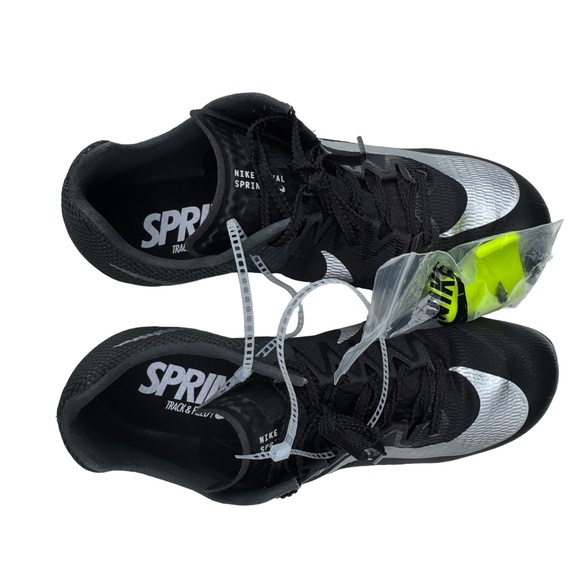Nike Zoom Rival Sprint DC8753-001 Men’s 9 Black/Silver NWOT—Spikes/Tool Included - Picture 6 of 7